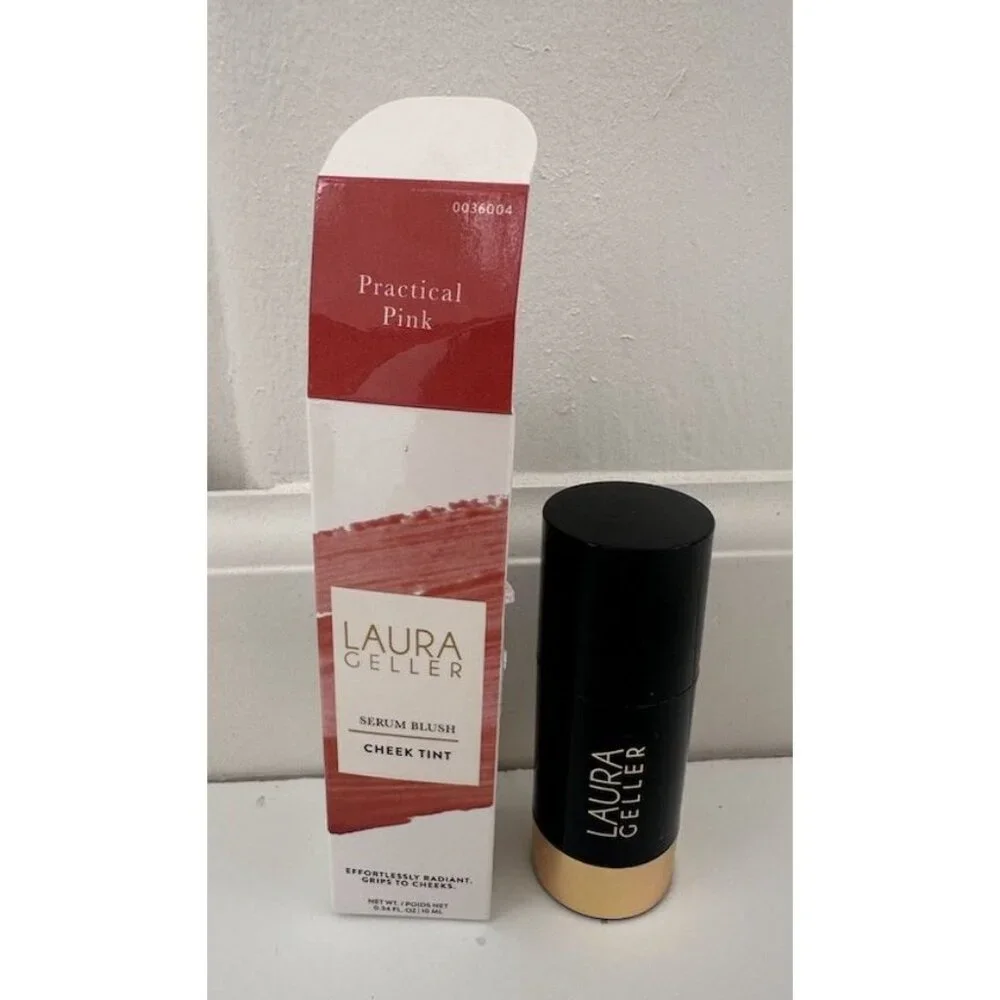 Laura Geller Serum Blush Cheek Tint Practical‎ Pink New in Box 0.34 Oz